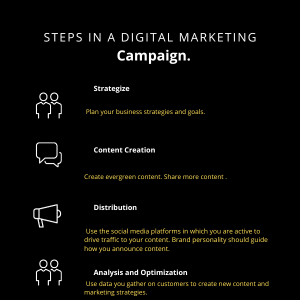 steps in a digital marketing campaign